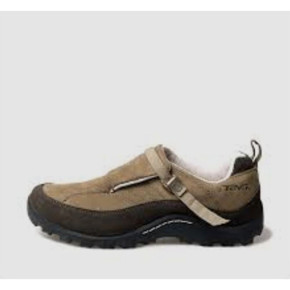 Teva Women's 6563 Tsusa Sepia Slip-On Leather Walking Shoes, Size 8.5